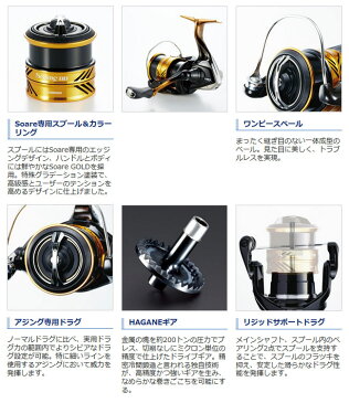 【SHIMANO/シマノ】ソアレBB 500S 039361 リール スピニングリール