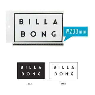 【BILLABONG/ビラボン】ステッカーW200B00-S301枚ロゴビラボンステッカー