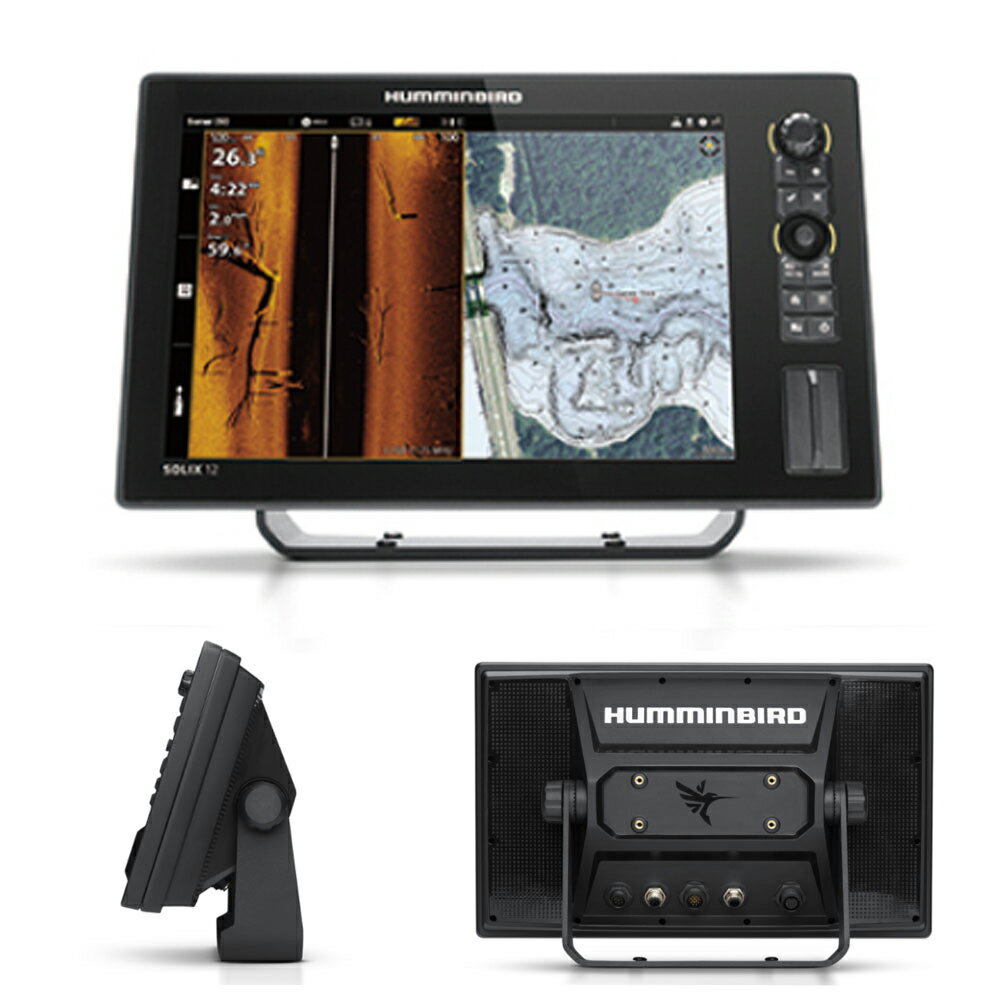 【HUMMINBIRD/ハミンバード】SOLIX12 CHIRP MEGA SI＋ GPS G3 マップなし GPS魚探