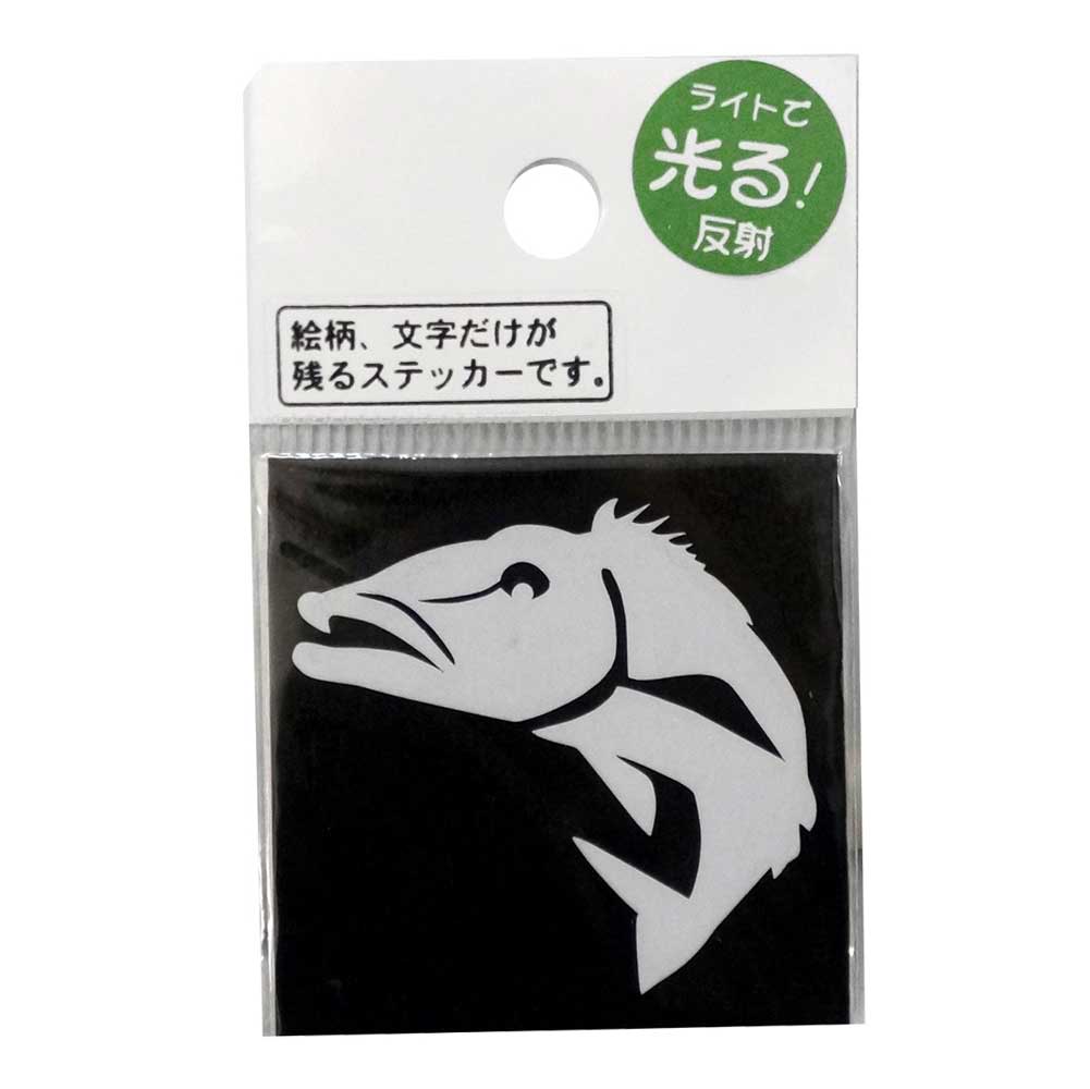 【MEIKOUSYA/明光社】ステッカー M-82H ミニタマン 反射 (090827) MEIKOSHA-M-82-H シール デコ 魚 釣り