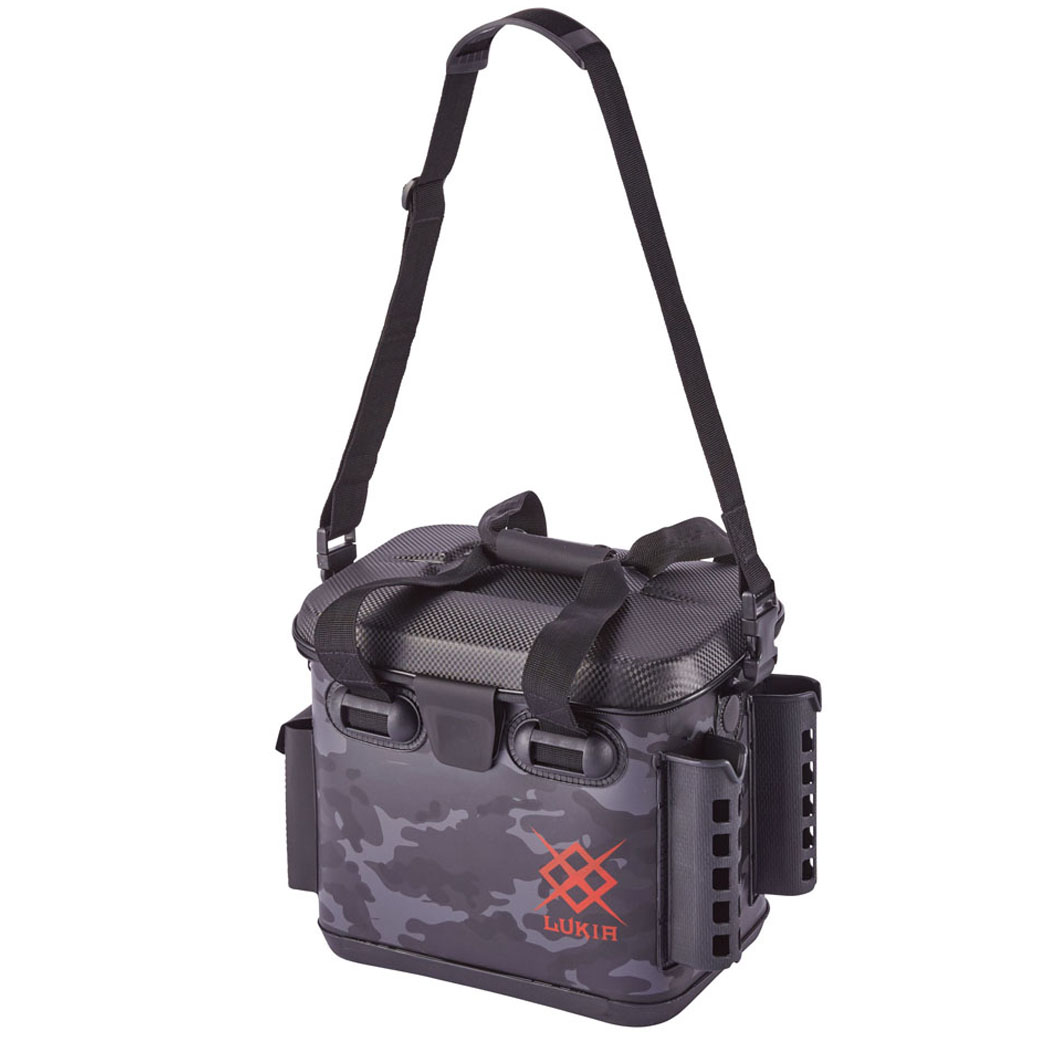 Case, Toolbox - 【LUKIA/ルキア】AEK532 EVAライトゲームバッグ ロッドスタンド付 33cm (365688) タックルバッグ