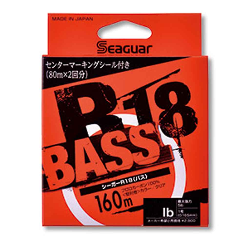 【Seaguar/シーガー】シーガー R18 バス 160m クリア 16LB (223417) バス専用ライン