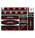 【マルキュー/MARUKYU】16457 強粘着ステッカーTR-01ブラック (164577)(3)