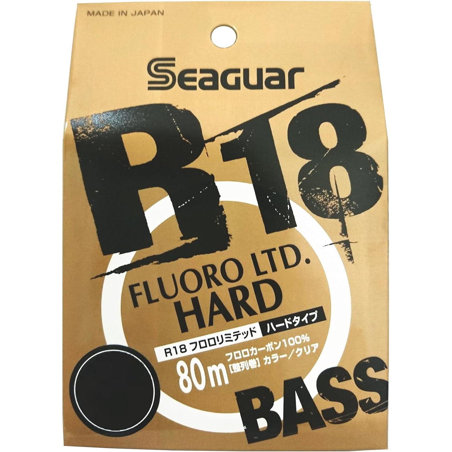 【Seaguar/シーガー】R18 フロロリミテッドハードバス80m16LB (223196) ライン