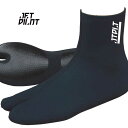 【JETPILOT/ジェットパイロット】 JJ21204 3MMジャージ ブル サーフソックス(タビ)Black