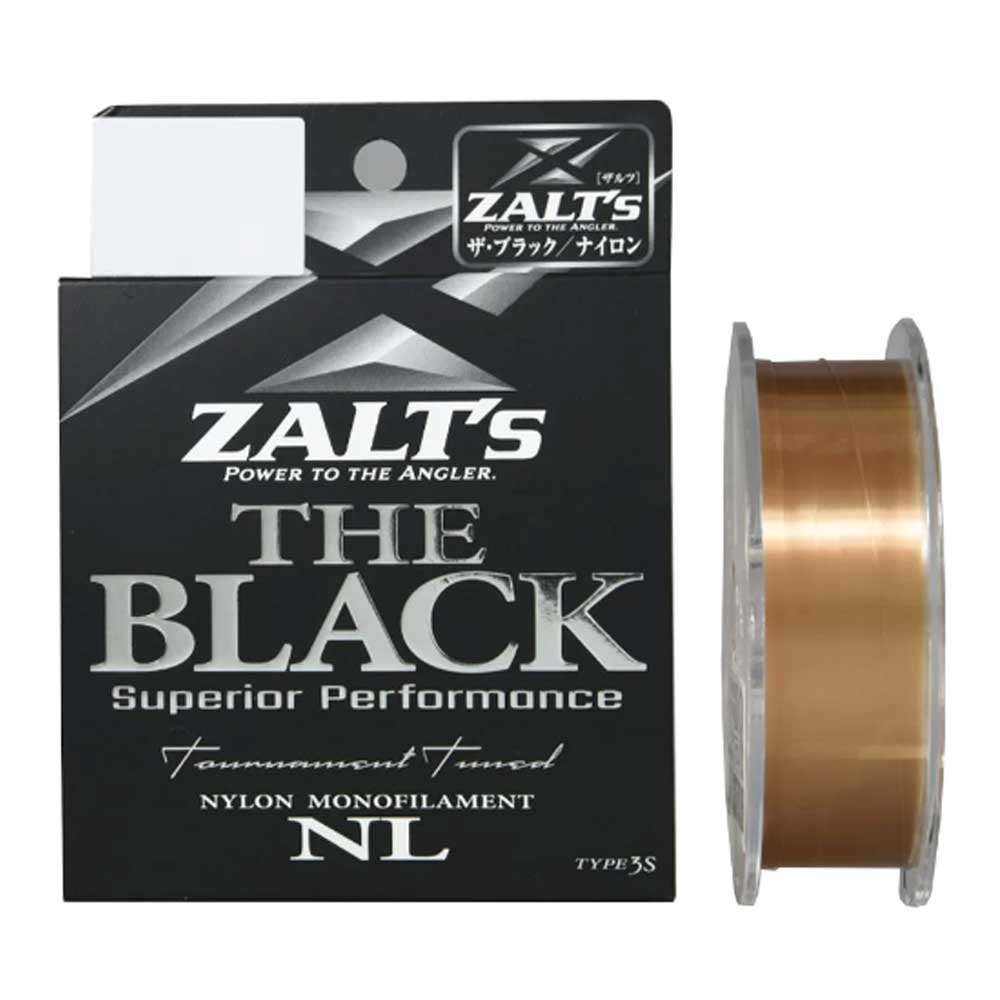 【LINE SYSTEM/ラインシステム】Z3005A ZALT's THE BLACK 100yds NL 5LB (022023) ナイロンライン ゴールド
