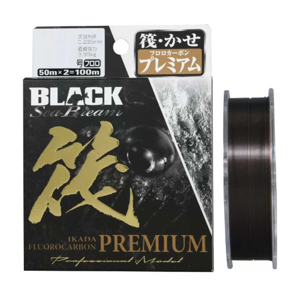 筏 プレミアム 水中で見えにくい光の屈折率が特徴のフロロに更なるプラスを加えた「筏かせプレミアム」。ブラウン着色でチヌの警戒心をなくし釣果UP！ 昨今、筏のかかり釣り場においてもチヌ(黒鯛)はスレて簡単に釣れなくなってきている。 その様な環境下でも釣り人はエサ、釣り方といろいろな工夫を凝らし1匹のチヌ(黒鯛)との出会いに戦略を練る。 その一つのアイテムとしてのラインも大きなファクターである。 乱反射を防ぐブラウンカラーに着色したフロロ、それはチヌの視覚を惑わせる大きな武器となる。 素　材 : フロロカーボン〈比重：1.78〉 カラー : ダークブラウン 長　さ : 100m（LB SYSTEM 50m＋50m）