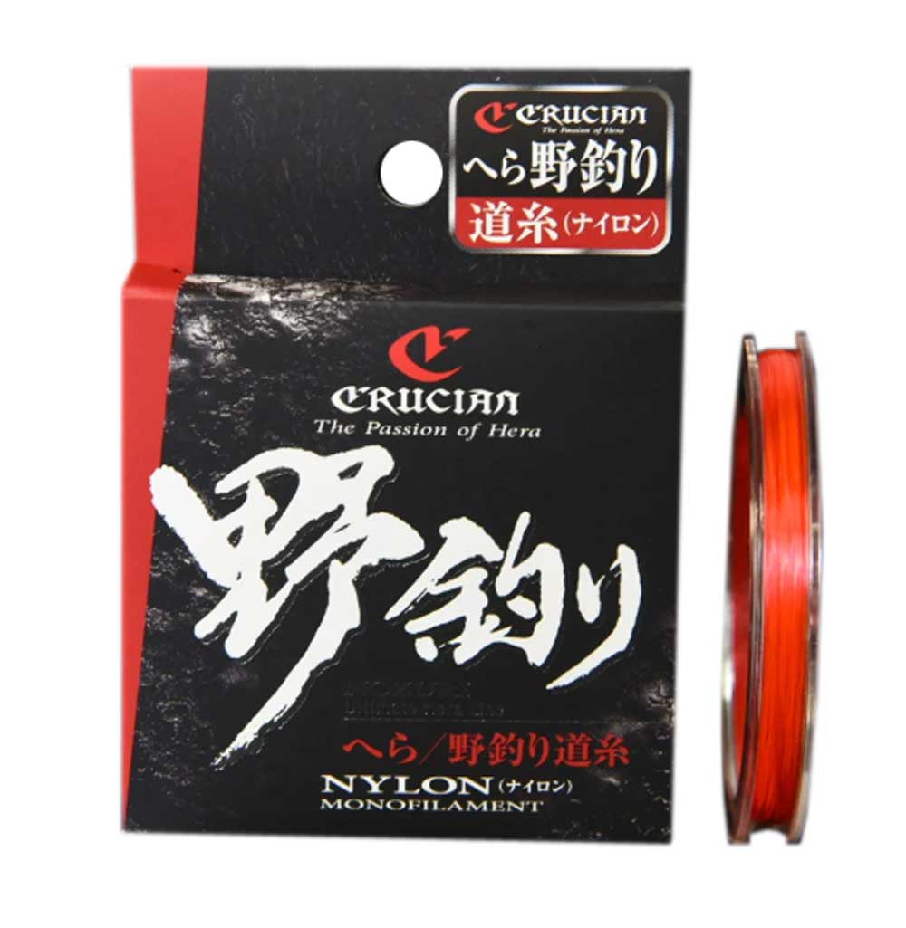 Rakuten - 【CRUCIAN/クルージャン】C9030M 野釣リ道糸 3号 50m (025369) 蛍光オレンジレッド ナイロン ライン