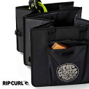 【RIPCURL/リップカール】12EMUT SURF SERIES ANTI-CHAOS BUCKET BLACK (242282) メンズ サーフバッグ キャリーバッグ 収納バッグ