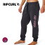 【RIPCURL/リップカール】CPAFA9 FADE OUT ICON TRACKPANT トラックパンツ メンズ