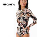 yRIPCURL/bvJ[zGSITP9 HAVANA LONG SLEEVE ONE PIECE s[X BLACK fB[X bVK[h