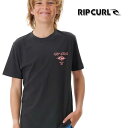 【RIPCURL/リップカール】KTESS9 FADE OUT ICON TEE-BOY 半袖 Tシャツ ボーイズ キッズ