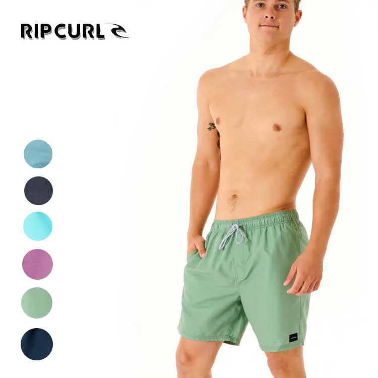 【RIPCURL/リップカール】CBOCY9 MENS BONDI VOLLEY ボードショーツ トランクス ウエストゴム 夏 メンズ 水着