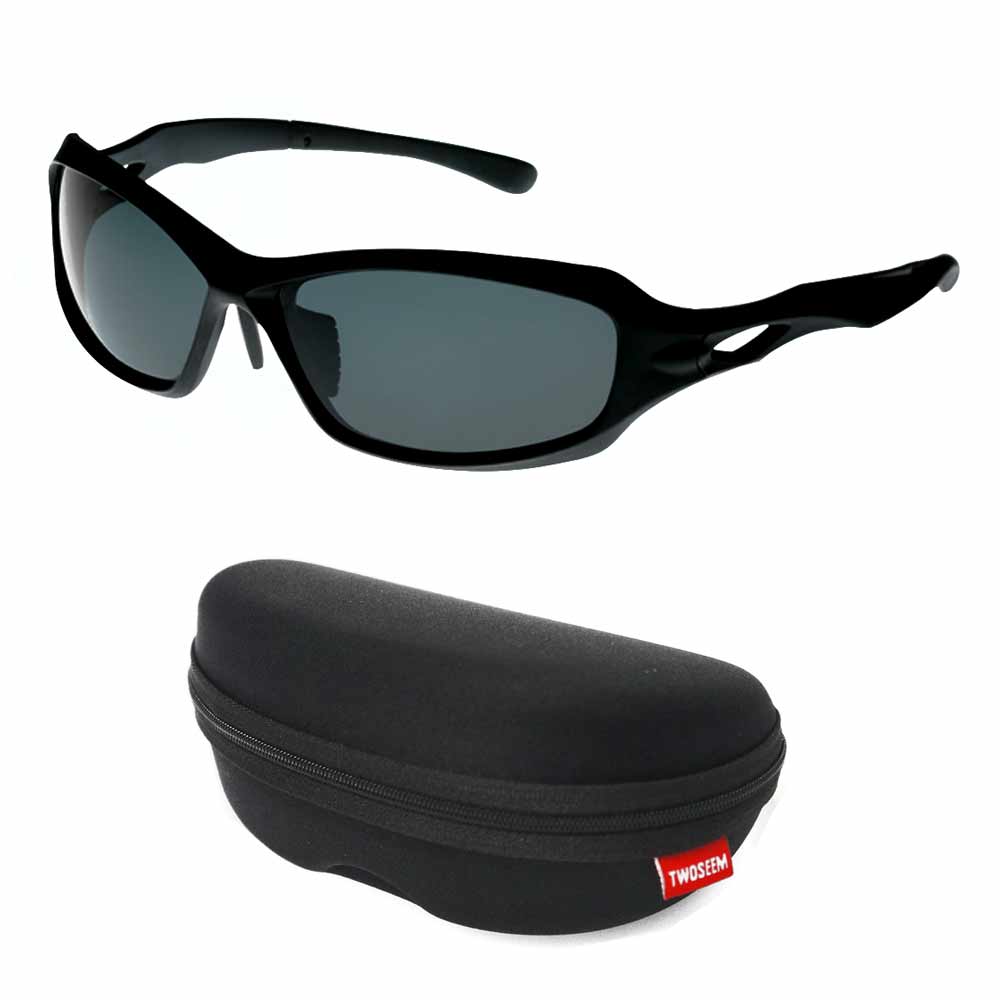 【TWOSEEM/ツーシーム】TSC-F03SB スモーク (029334) 偏光サングラス フィッシンググラス ポラライズド