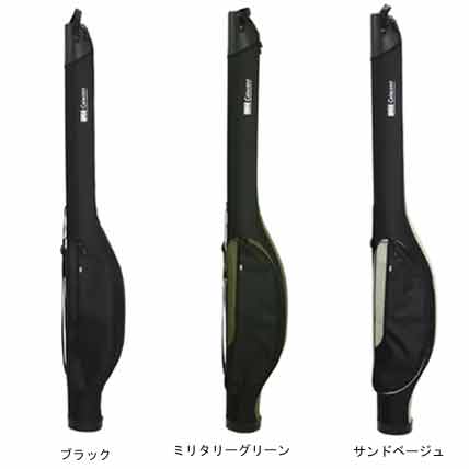 リールをセットしたままのロッドを2本収納できるロッドケース。 特にリールの番手が2500番前後のものに最適。 たも網などを収納できるサイドポケットが付き。 内側にはロッドをしっかりと固定できるベルトが装備されており、持ち運びに便利な調整可能なベルトも付属。 8.6フィートロッドまで収納可能なロングタイプ。 サイズ 145cm　(内寸) 自重・原産国:1500g/中国　　 材質 ポリエステル