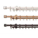 カーテンレール ダブル おしゃれ 取り付け 部品 伸縮 簡単 2m 3M 200 220 230 240 250 300 アンティーク 安い 北欧 遮光 子供部...