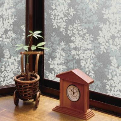 窓 目隠し シート フィルム おしゃれ 紫外線 UVカット 断熱 省エネ ( プリントタイプ ) 92×90cm ホワイト 窓ガラスシート 窓シート 窓フィルム 日よけ ウィンドウフィルム タイル シール ガラスフィルム 装飾シート カッティングシート ロール