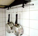 レンジフード 下 収納 吊り下げ フック ステンレス ひっかけ 収納 フライパン キッチンハンガーレール キッチンハンガーラック キッチンハンガーパイプ おたま...