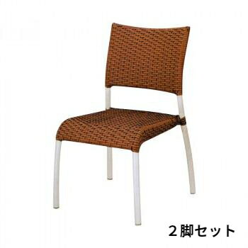 ガーデンチェア おしゃれ 椅子 デッキ チェア 屋外 玄関 カフェ テラス ガーデン 庭 ベランダ バルコニー ダイニング 公園 野外 アウトドア キャンプ 2脚 座面高47
