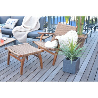 ガーデンチェア デッキ チェア ラウンジャー フットレスト おしゃれ 椅子 屋外 玄関 カフェ テラス ガーデン 庭 ベランダ バルコニー ダイニング 公園 野...