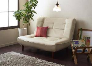 ソファー おしゃれ 安い 2人掛け 2人用 リクライニング ( レザー ) 120cm ハイバック 脚 ルンバ 布張り アンティーク かわいい シャビー 姫系 ...