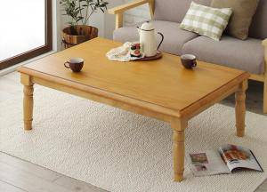 こたつ 本体 ローテーブル センターテーブル おしゃれ 安い 木製 リビングテーブル ちゃぶ台 ( 机 4尺 長方形 80×120cm) 4人 ロング 大きい 約 高さ40 高さ調節 昇降 継ぎ足 ハイタイプ アンティーク 可愛い 姫