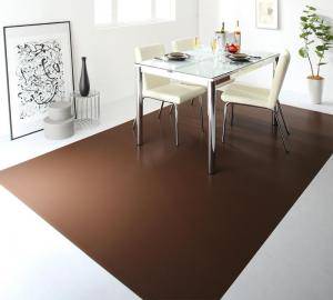 ダイニングラグ 拭ける 防水 フローリング 撥水 夏 涼しい 冷感 おしゃれ デスク下マット デスクマット デスクカーペット チェアマット ラグマット マット リビング 長方形 4畳 滑り止め ズレ防止半 4.5畳 ズレ防止 大きい 200×240 日本製 北欧 モダン アーバン デザイン