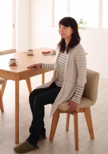 ダイニングチェア 2脚 回転 椅子 おしゃれ 北欧 安い アンティーク 木製 シンプル ( 食卓椅子 ) 座面高45 ファブリック 完成品 背もたれ シートクッション 西海岸 ヴィンテージ インダストリアル レトロ サーフ ブルックリン
