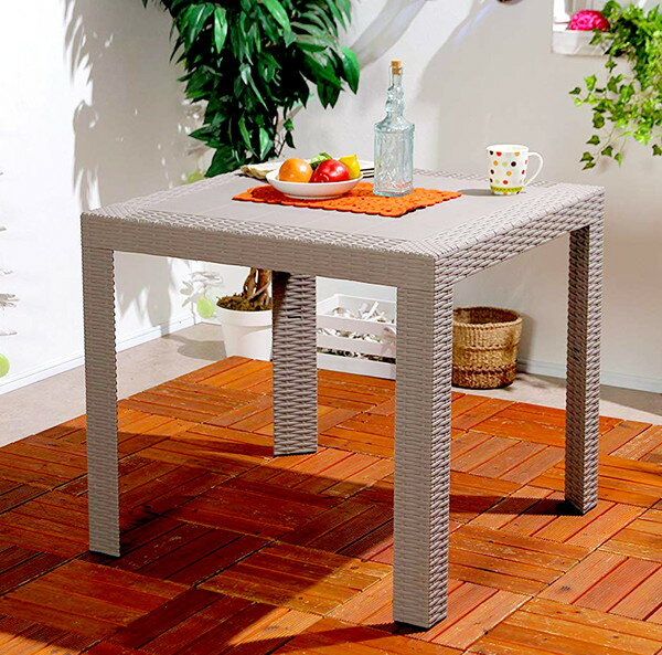 ガーデンテーブル ダイニングテーブル 単品 おしゃれ 格安 激安 屋外 カフェ テラス ガーデン 庭 ベラ..