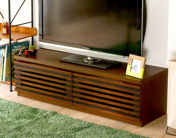 テレビ台 おしゃれ 安い 北欧 ローボード テレビボード 収納 150 ダークブラウン 茶色 薄型  ...