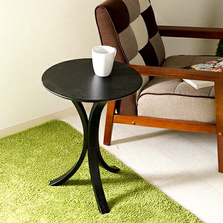 作業台 フラワースタンド サイドテーブル ブラック 黒 【サイドテーブル テーブル キャスター ナイトテーブル フリーテーブル ベッドテーブル トレーテーブル ...