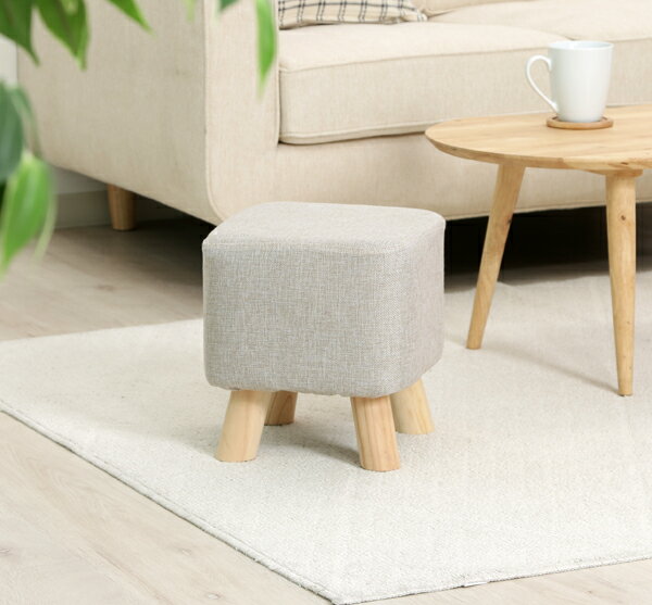 椅子 スツール 低い いす おしゃれ 北欧 木製 アンティーク 安い チェア チェアー 腰掛け シンプル ベージュ 幅27 奥行27 高さ27