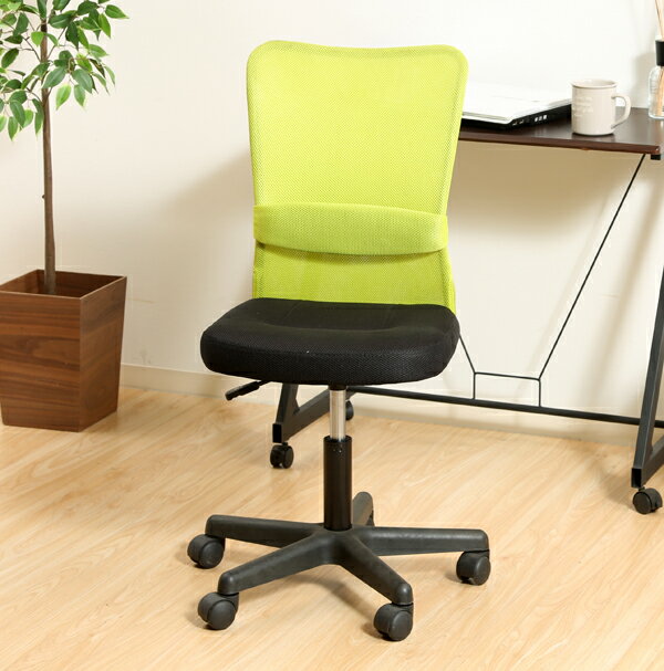 オフィスチェア 事務椅子 キャスター付き椅子 キャスター 椅子 パソコンチェア デスクチェア グリーン
