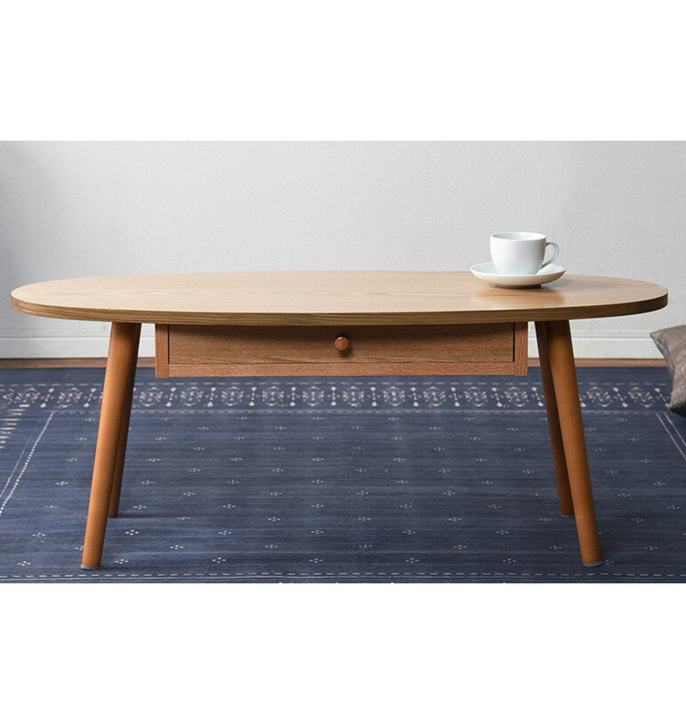 ローテーブル センターテーブル ちゃぶ台 木製 おしゃれ 北欧 リビングテーブル コーヒーテーブル 応接テーブル ローデスク 机 一人暮らし 楕円 オーバル 引...