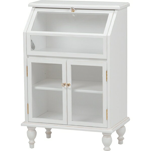 食器棚 ガラスキャビネット おしゃれ 北欧 安い キッチン 収納 棚 ラック 木製 大容量 カップボード ダイニングボード ロータイプ 低い フラップ扉 ガラス...