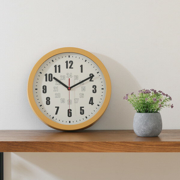 壁掛け時計 掛け時計 静音 壁時計 ウォールクロック 北欧 連続秒針 無音 おしゃれ 音がしない 軽い クラシカル 子ども 部屋 寝室 シンプル 静か 丸型 リ...