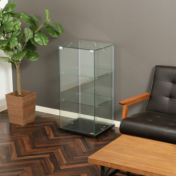 コレクションケース キャビネット ガラス ショーケース アンティーク 薄型 フィギュア ディスプレイ 棚 ディスプレイケース コレクションラック 北欧 レトロ ...