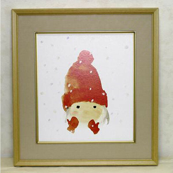 絵画 いわさきちひろ 人気作品4点セット 額 児童画 色紙 全国送料無料 【smtb-k】【ky】