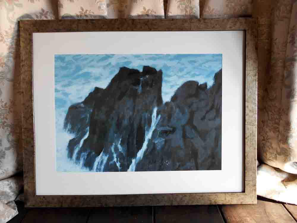 東山魁夷　荒磯／絵画　複製画