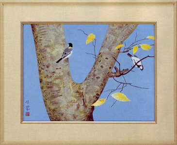 送料無料 金島桂華 冬晴 彩美版 シルクスクリーン 絵画 版画【smtb-k】【ky】