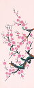 送料無料 手ぬぐい 〈四季〉紅梅 てぬぐい 手拭い【smtb-k】【ky】