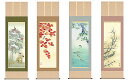掛け軸 四季花鳥揃(4本セット)/長江桂舟 尺五 掛軸 全国送料無料 【smtb-k】【ky】