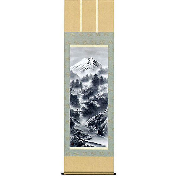 乐天商城 - 掛け軸　富獄情景　伊藤渓山 　掛軸 全国送料無料　【smtb-k】【ky】
