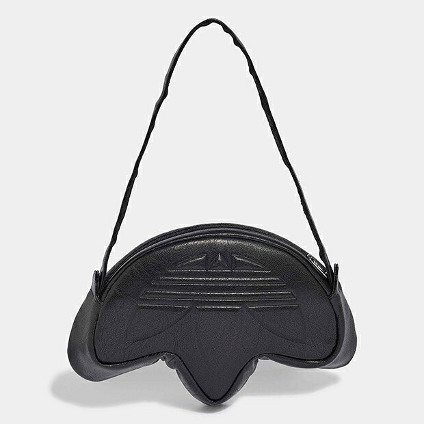 ユニセックス アディカラー トレフォイル バッグ メタリック ポリウレタン　ブラック　【adidas originals|アディダスオリジナルス】cl829-kr1602