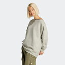 レディース ウォッシュ オフショルダースウェット シルバーペブル 【adidas originals|アディダスオリジナルス】kpn71-ji5732