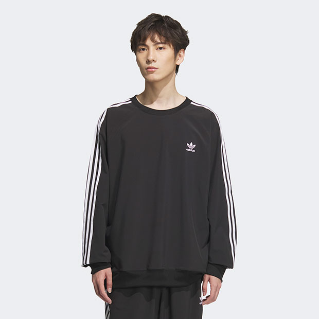 プルオーバー トラックトップ ブラック 【adidas originals|アディダスオリジナルス】p1901-jx8965