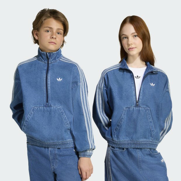 ジュニア デニムジャケット ミディアムブルーデニム 【adidas originals|アディダスオリジナルス】kps37-jc7878