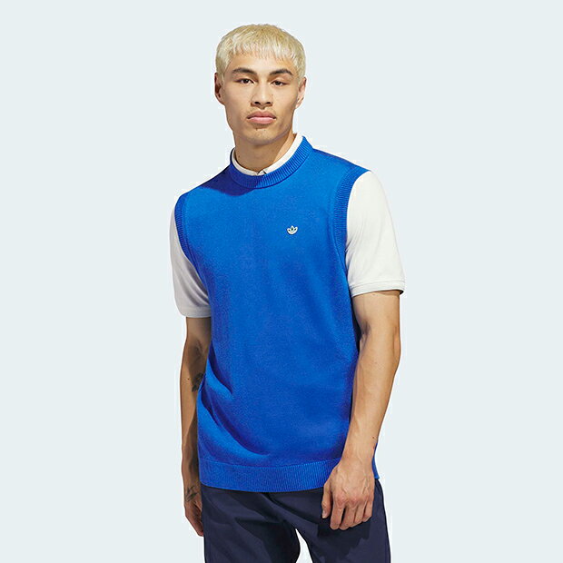 TAKEO KIKUCHI SPORT - オリジナルス カシミヤ ブレンド ベスト　ブルーバード　【adidas originals|アディダスオリジナルス】ca045-ke9034