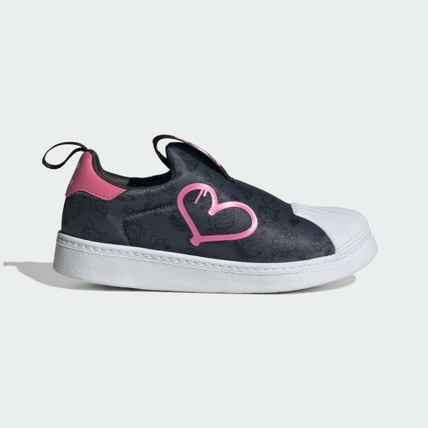 楽天オリジナルスショップジュニア ADIDAS ORIGINALS×HELLO KITTY AND FRIENDS SST 360 キッズ SST 360 KIDS nkx67　カーボン×コアブラック　【adidas originals|アディダスオリジナルス】if3554