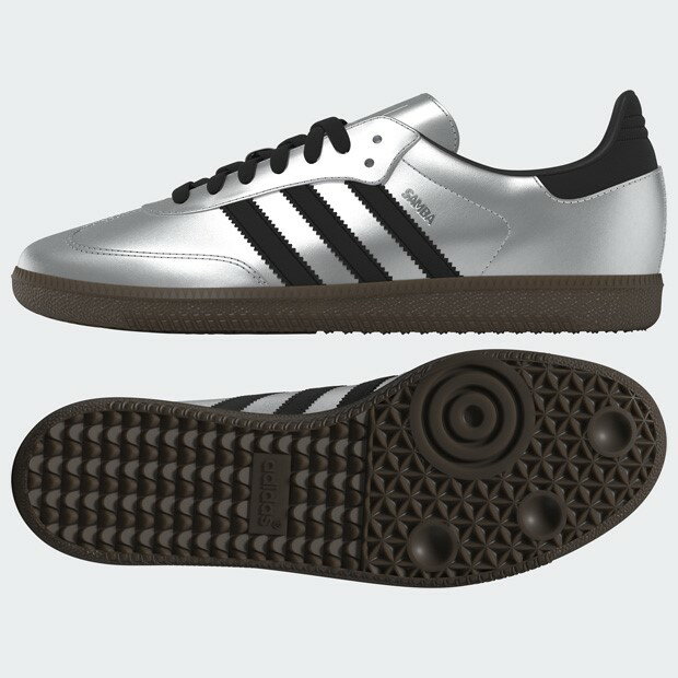 レディース サンバ OG SAMBA OG nmn32　シルバーメタリック×コアブラック　【adidas originals|アディダスオリジナルス】ji4218のサムネイル